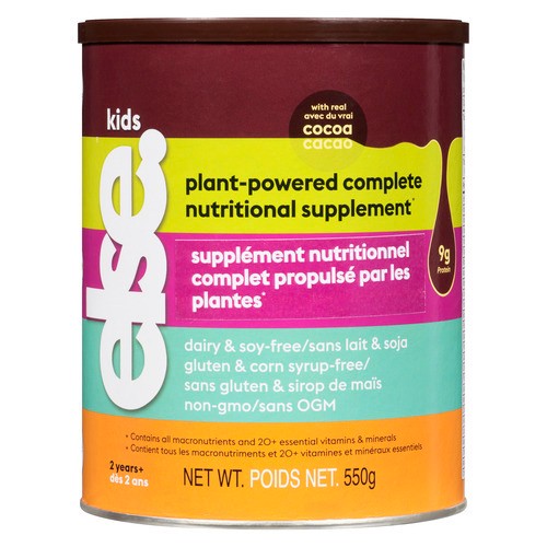 Else Kids Plant Powered Complete Nutritional Supplement Cocoa 550 g