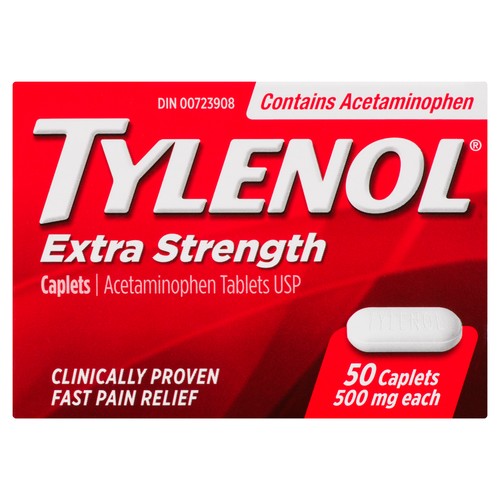 Tylenol Pain Relief Extra Strength 50 Caplets