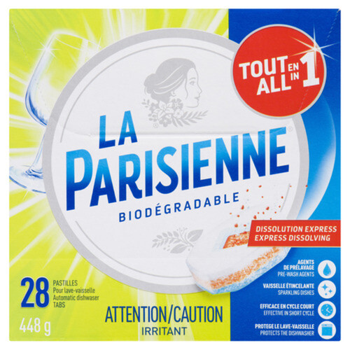 La Parisienne 5 In 1 Dishwasher Tablets 28 Tabs