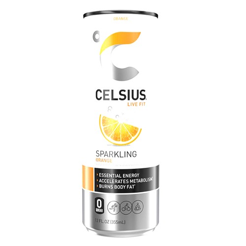 Celsius Energy Drink Orange 355 ml (can)
