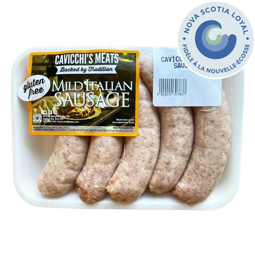 Cavicchi's Meats Gluten-Free Italian Sausage Mild 