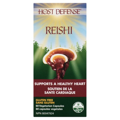 Host Defense Reishi Healthy Heart Supplement 60 EA