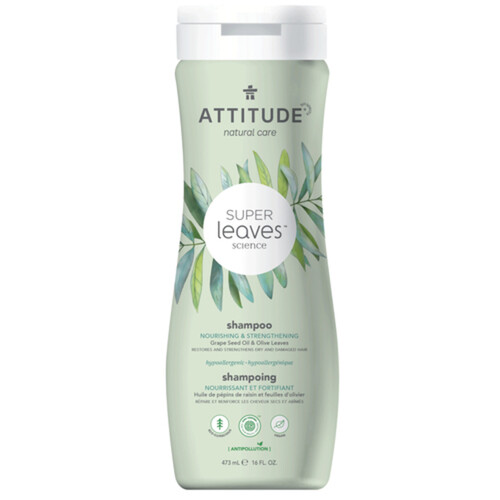 Attitude Shampoo Super Leaves Nourishing & Strengthening Natural 473 ml