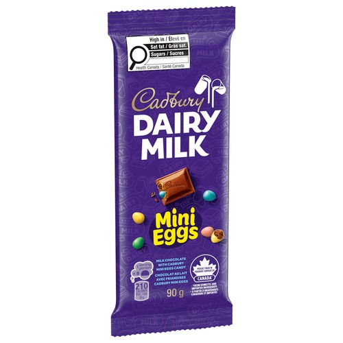 Cadbury Dairy Milk Chocolate Bar With Mini Eggs 90 g