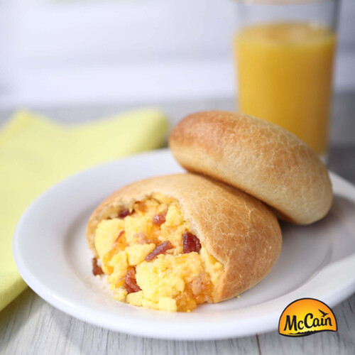 McCain Frozen Breakfast Pockets Egg Bacon And Cheese 600 g 