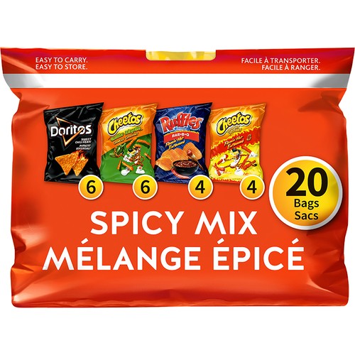 Frito Lay Mix Snacks Spicy Variety Pack 20 Count 560 g