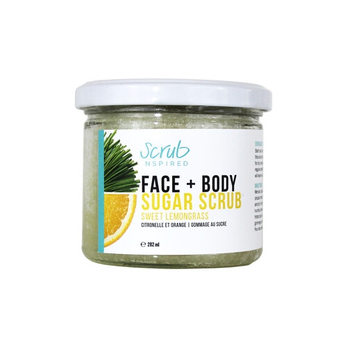 Scrub Inspired Sweet Lemongrass Face & Body Scrub 282 g