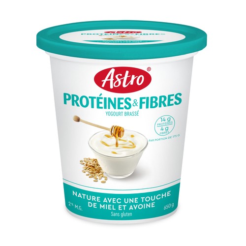 Astro Yogurt Protein & Fibre Plain Honey 650 g