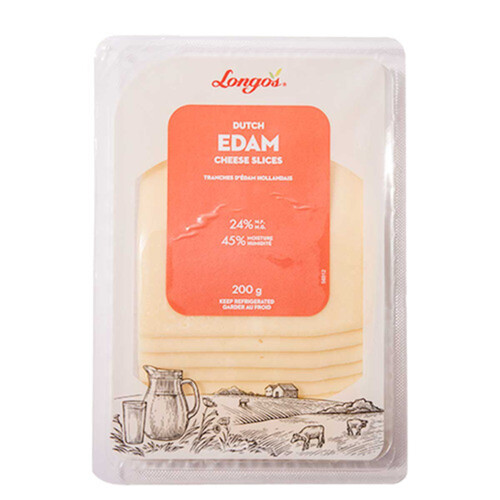 Longo's Sliced Cheese Edam 200 g