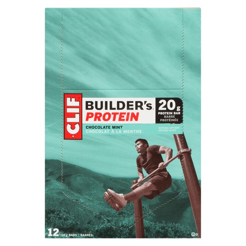 Clif Protein Bar Builder Chocolate Mint 12 x 68 g