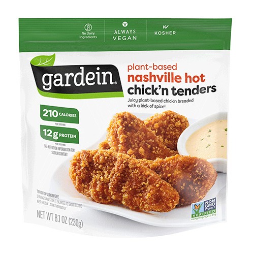 Gardein Plant Based Frozen Chick' n Tenders Nashville Hot 230 g