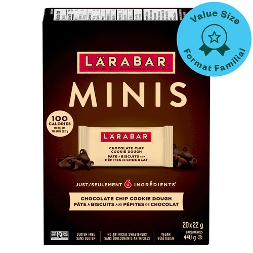 Larabar Cookie Dough Minis Chocolate Chip 440 g