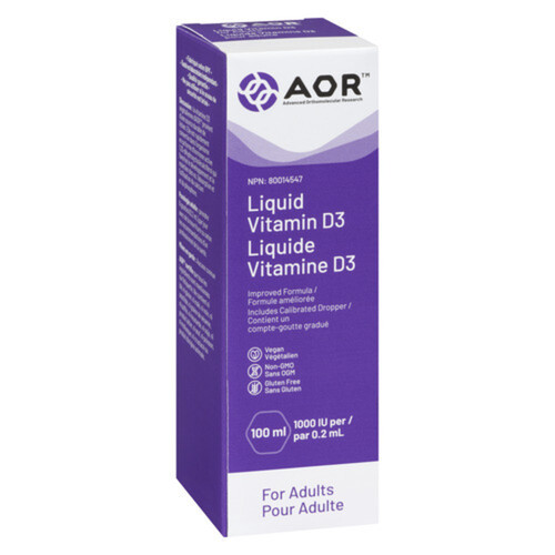 AOR Vitamin D3 Liquid 100 ml Voilà Online Groceries & Offers