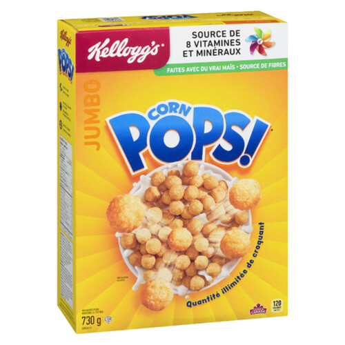 Kellogg's Corn Pops Cereal Jumbo 730 g