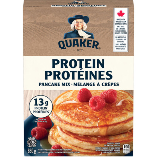 Quaker Pancake Mix Buttermilk Protein 650 g