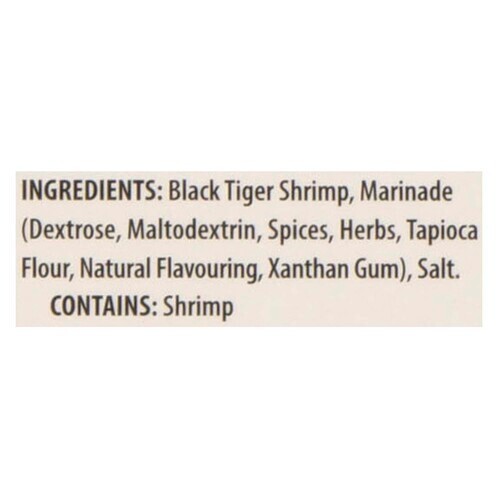 IFC Frozen Black Tiger Shrimp Skewers Garlic & Herb 230 g