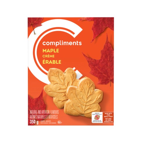 Compliments Cookies Maple Cream 350 g