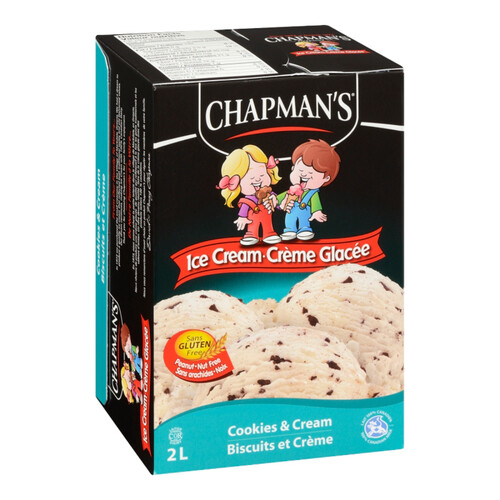 Chapman's Peanut-Free Ice Cream Cookies & Cream 2 L