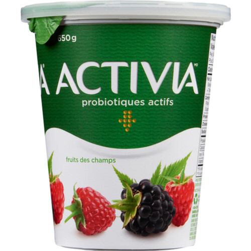 Activia Yogurt with Probiotics Fieldberry 650 g Voilà Online