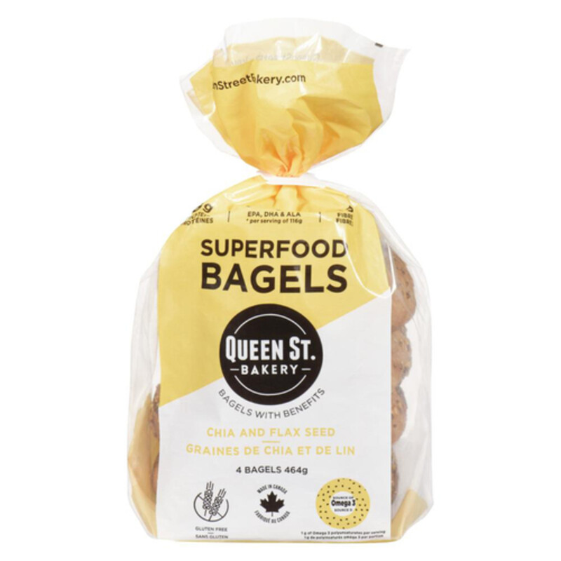 Superfood Bagels Chia And Flax Seed Bagels 116 g Voilà Online