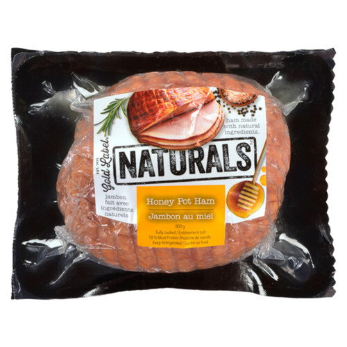 Gold Label Naturals Smoked Honey Pot Ham 800 g