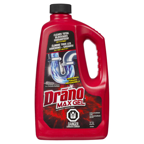 Drano Max Gel Drain Clog Remover And Cleaner 2.37 L