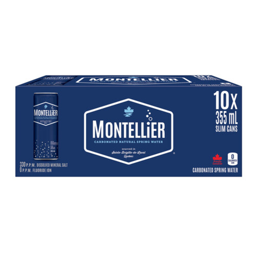 Montellier Sparking Water 10 x 355 ml (cans)