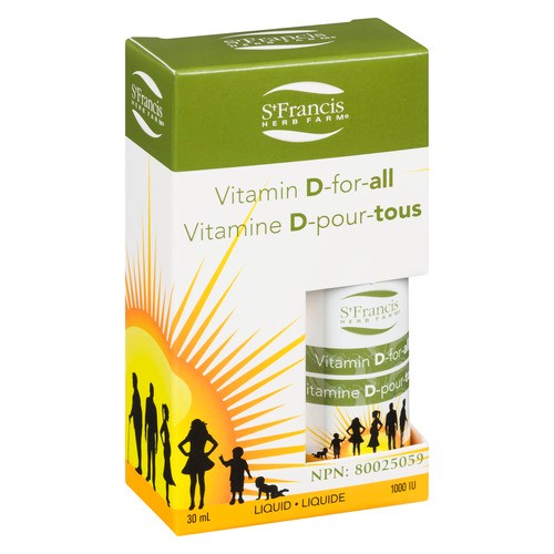 St. Francis Herb Farm Supplements Vitamin D for All 30 ml 