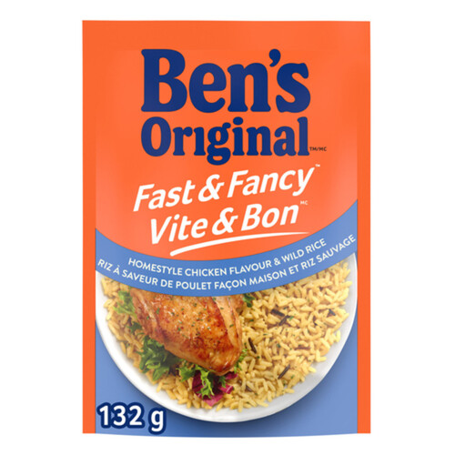 Ben's Original Fast & Fancy Rice Homestyle Chicken Flavour & Wild 13 g