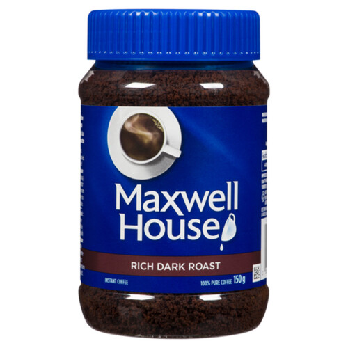 Maxwell House Instant Coffee Rich Dark Roast 150 g 