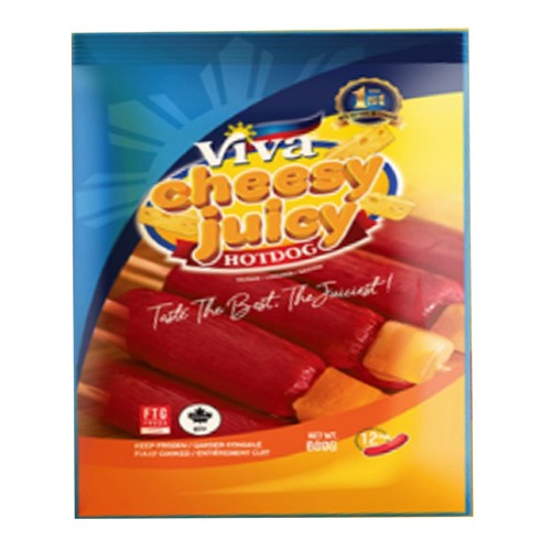 Viva Hotdog Cheesy Juicy 600 g
