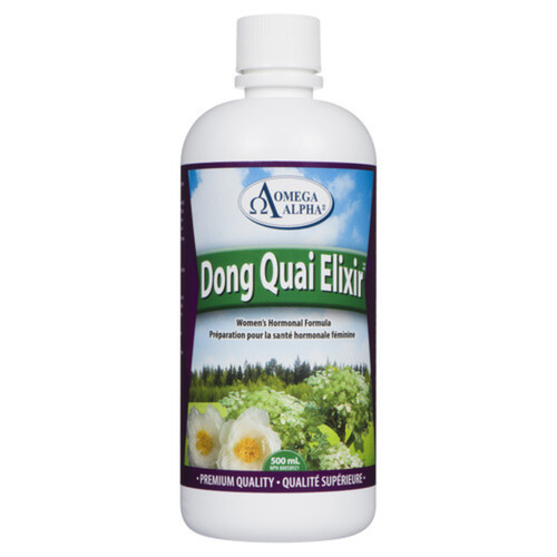 Omega Alpha Supplements Dong Quai Elixir 500 ml