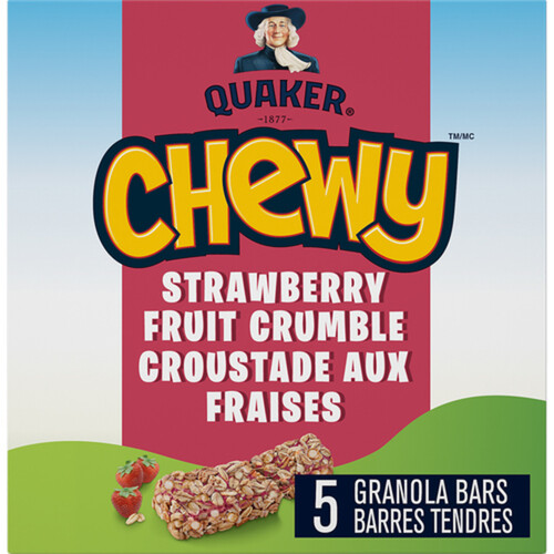 Quaker Granola Bars Strawberry Fruit Crumble 120 g