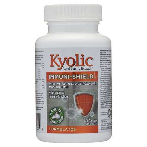 Kyolic Immune-Shield With Vitamin C Formula 103 Capsules 90 Count