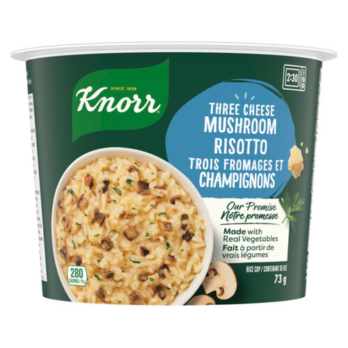 Knorr Rice Cup 3 Cheese Mushroom Risotto Delicious Rice Dish 73 g