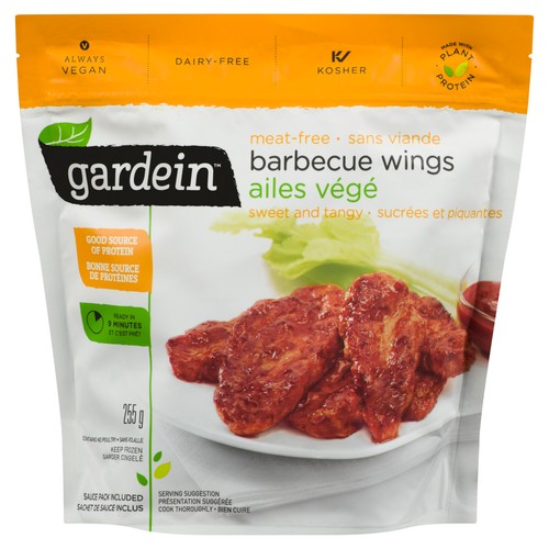 Gardein Barbecue Chick’n Wings 255 g (frozen)