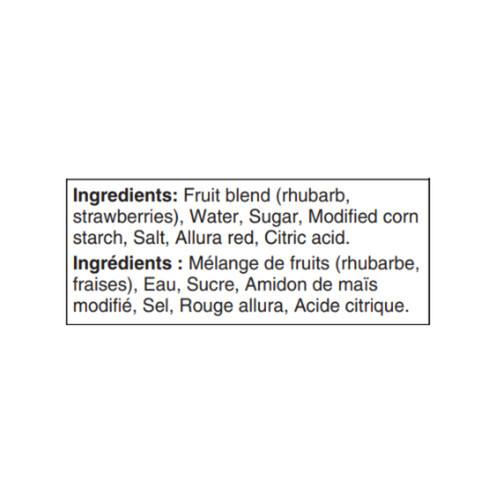 E.D. Smith Pie Filling Rhubarb Strawberry 540 ml