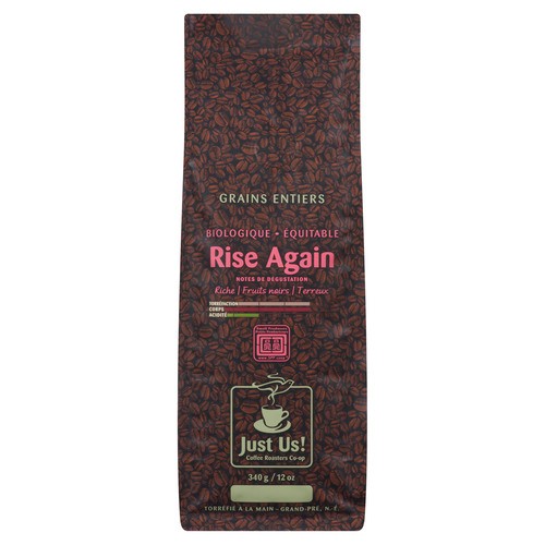Just Us! Coffee Whole Bean Rise Again 340 g