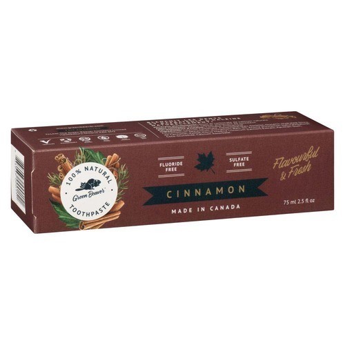 Green Beaver 100% Natural Toothpaste Cinnamon 75 ml