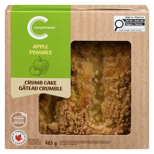 Compliments Crumb Cake Apple 465 g