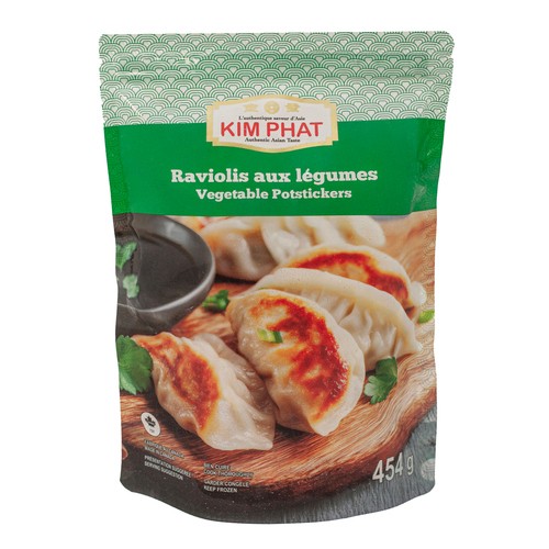 Kim Phat Frozen Potstickers Vegetable 454 g