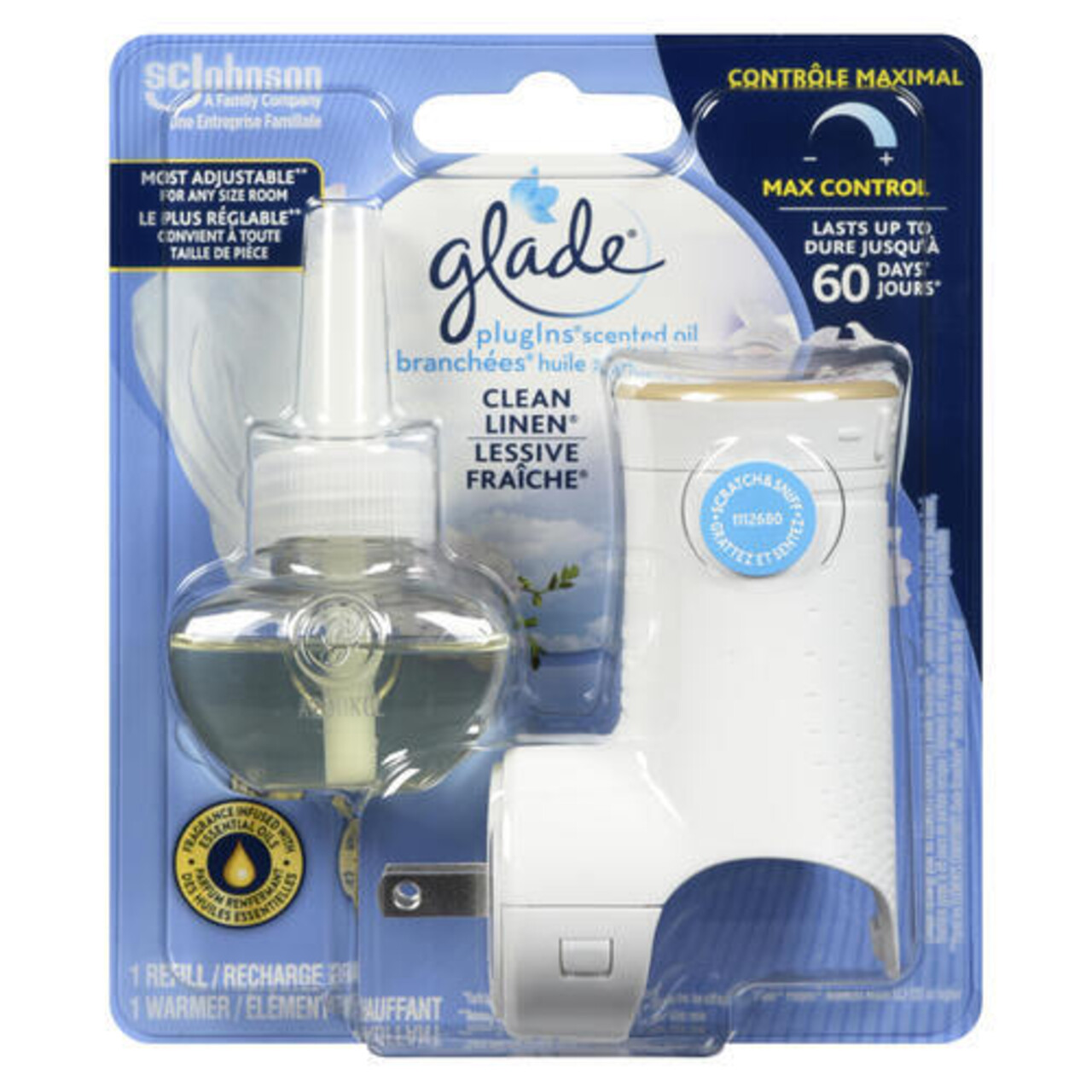 Glade PlugIns Scented Oil Clean Linen Voilà Online Groceries & Offers