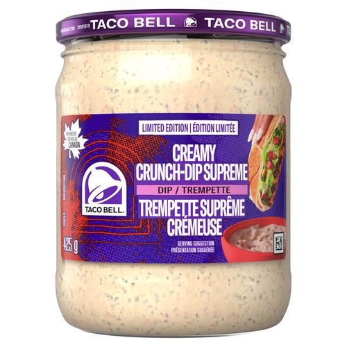 Taco Bell Dip Creamy Crunch Supreme 425 g