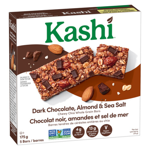 Kashi Chewy Bar Dark Chocolate Almond Sea Salt 175 g