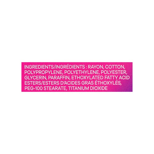 Tampax Radiant Tampons Super Unscented 42 Count