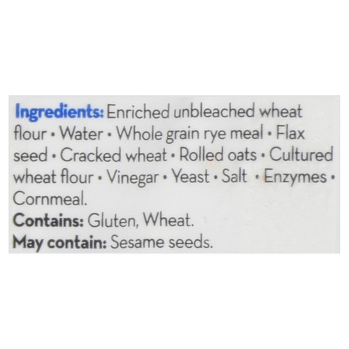 City Bread Sliced Multigrain Bread Rustic Rye 500 g