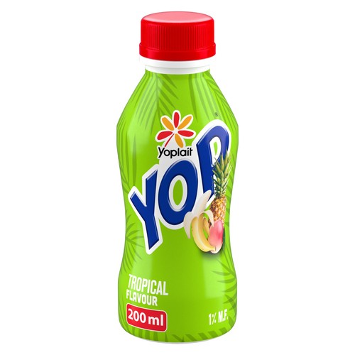Yoplait Yop 1% Drinkable Yogurt Tropical 200 ml (bottle)