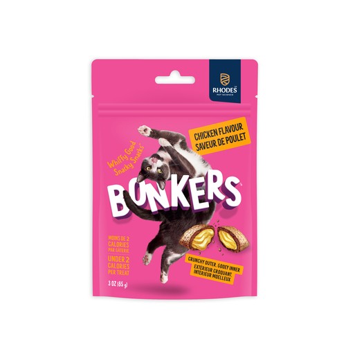 Bonkers Paw Lickin' Cat Treats Chicken 85 g
