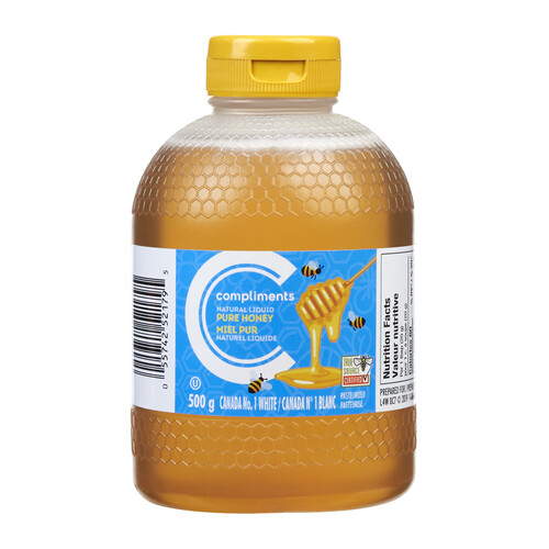 Compliments Pure Natural Liquid Honey 500 g