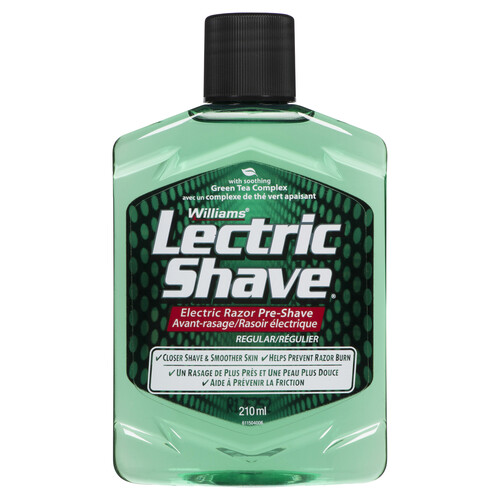 Williams Lectric Shave Pre-Shave Regular Green Tea 210 mL